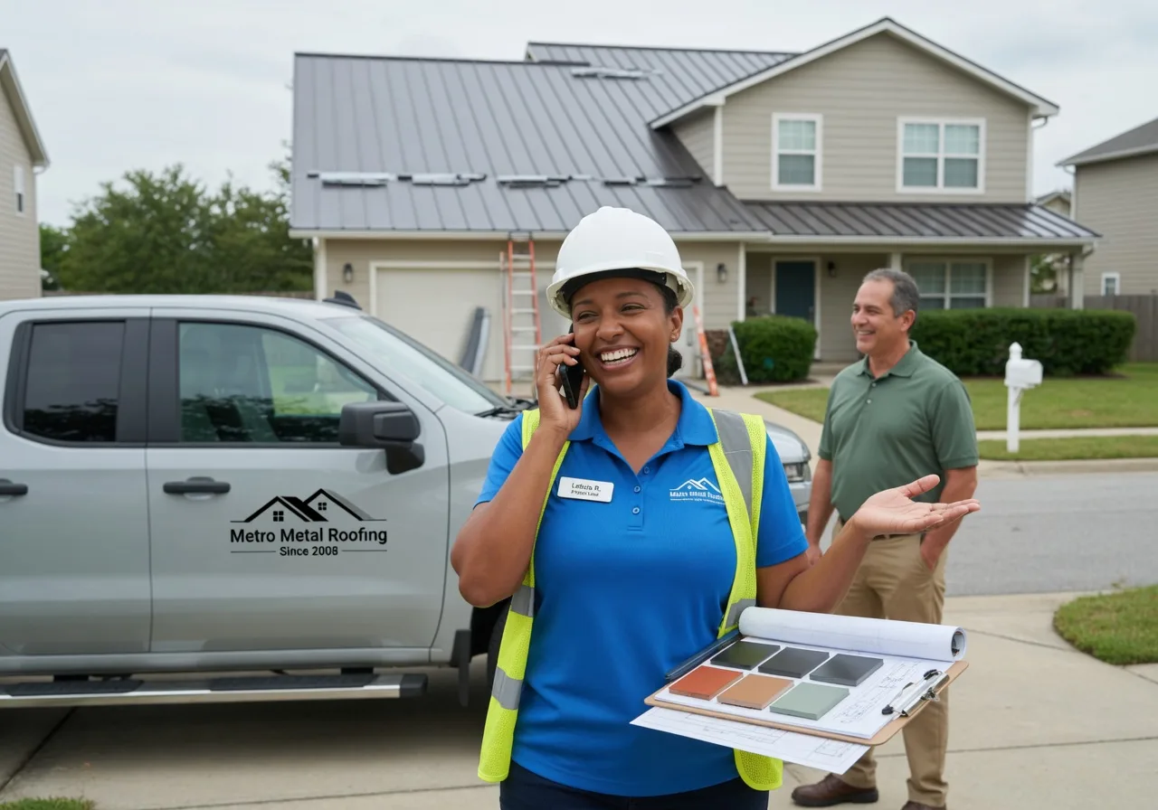 Storm Damage Metal Roof Repair in Losantville, IN